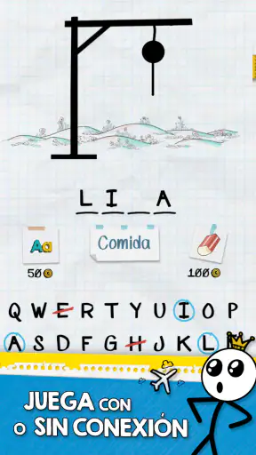 Ahorcado - Juegos sin internet screenshot 1