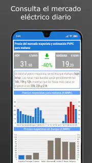 Ahorra en Luz. Precio luz hora screenshot 7