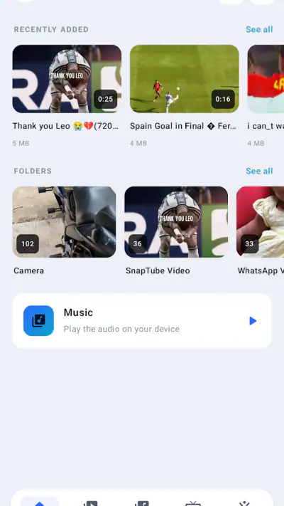 All Video Player - MNet Player screenshot 1