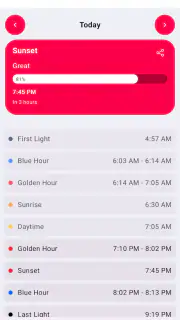 Alpenglow: Sunset Predictions screenshot 1