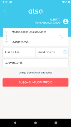 Alsa: Compra billetes de bus screenshot 1