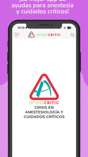 AnestCRITIC Crisis y Anestesia screenshot 1