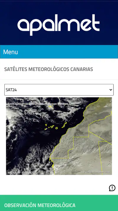 Apalmet - Meteorología Canaria screenshot 1