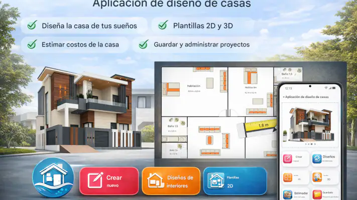 Aplicación de Diseño de Casas screenshot 1