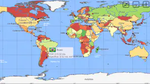 Atlas mundial MxGeo Pro screenshot 1