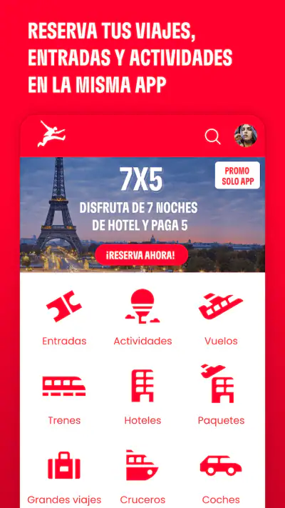 Atrápalo viajes y planes cerca screenshot 1