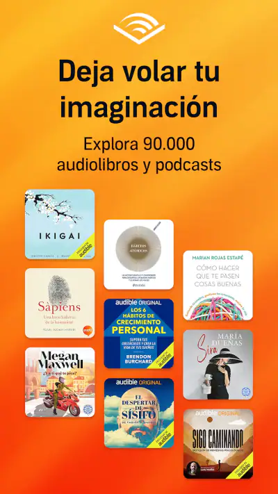 Audible: Audiolibros, podcasts screenshot 1