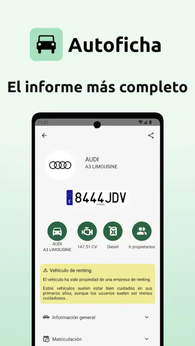 Autoficha - Informe DGT screenshot 1