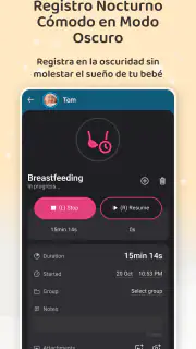 Baby Daybook Lactancia materna screenshot 5