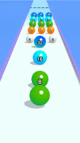 Ball Run 2048: Unir números screenshot