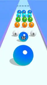 Ball Run 2048: Unir números screenshot