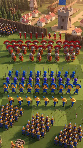 Battle Simulator: Merge Master screenshot 1