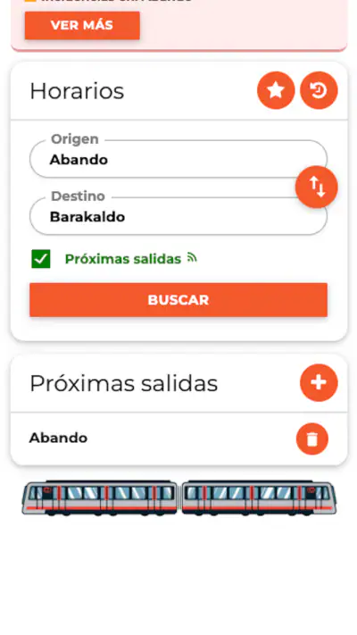 Bilbao Go: Horarios Transporte screenshot 1