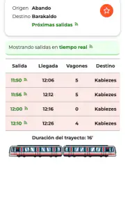 Bilbao Go: Horarios Transporte screenshot 2