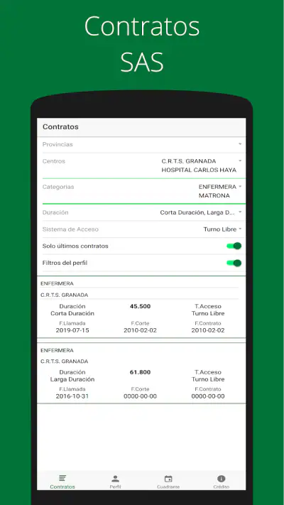 Bolsa Contratos SAS screenshot 1