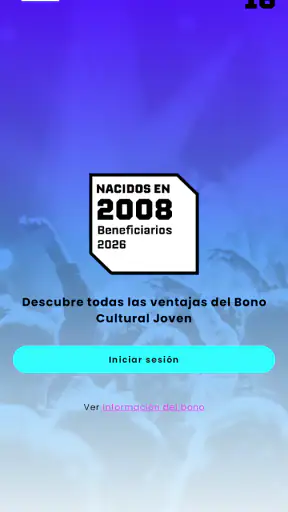 Bono Cultural Joven 2026 screenshot 1