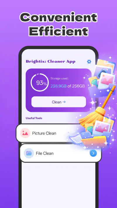 Brightix: Cleaner App screenshot 1