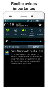 Buen Camino de Santiago App screenshot