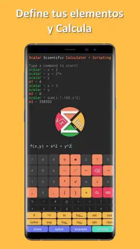 Calculadora Científica Scalar screenshot 1