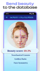 Calculadora y escala belleza screenshot