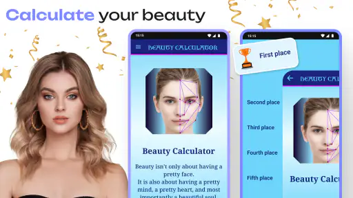 Calculadora y escala belleza screenshot
