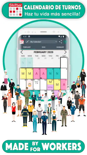 Calendario de Turnos screenshot 1