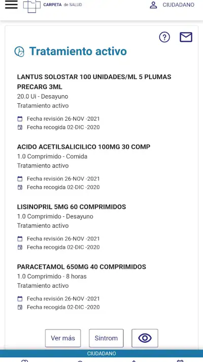 Carpeta de Salud - Osakidetza screenshot 1