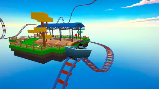 Cart Ride Obby: Montaña Rusa screenshot 8