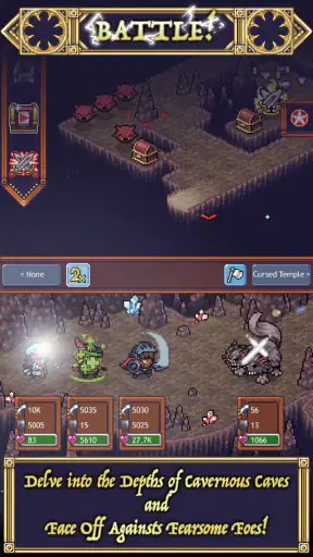Cave Heroes: Idle RPG screenshot 1