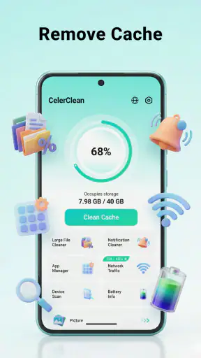 CelerClean: Limpieza Móvil screenshot 1