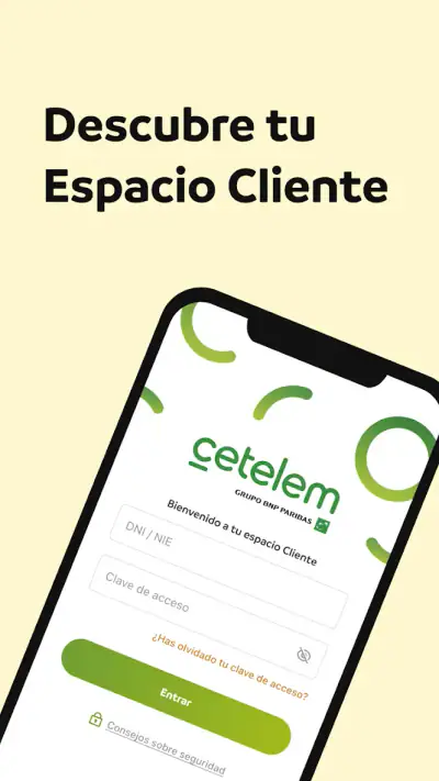 Cetelem | Banca online screenshot 1