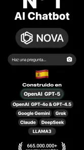 Chatbot IA Español - Nova screenshot