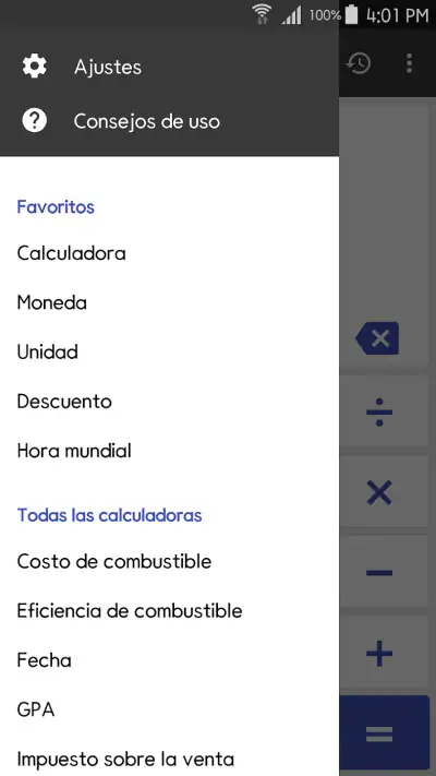 ClevCalc - Calculadora screenshot 1