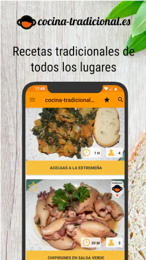 Cocina tradicional (Recetas ca screenshot 1