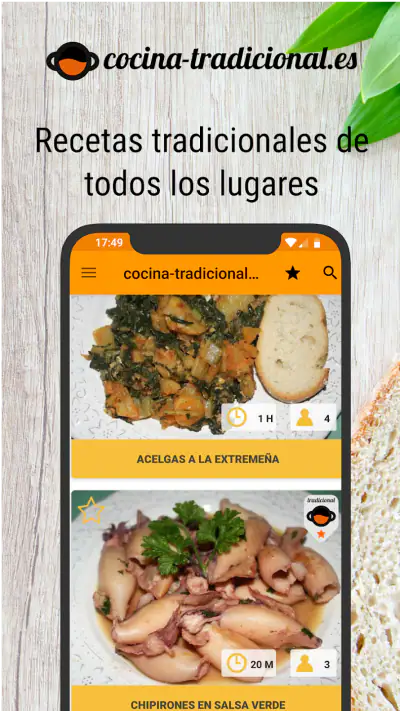 Cocina tradicional (Recetas ca screenshot 1