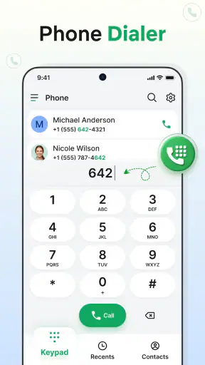 Contacts - Phone Call Launcher screenshot 1