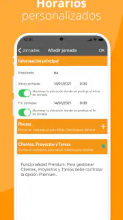 Control horario screenshot 2