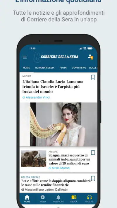 Corriere della Sera screenshot 1