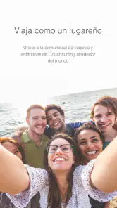 Couchsurfing Travel App screenshot