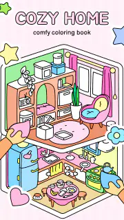 Cozy Home: Comfy Coloring Book screenshot 7