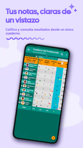 Cuaderno del profesorado screenshot 1