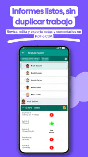 Cuaderno del profesorado screenshot 7
