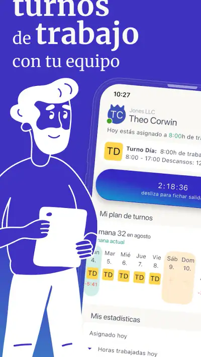 Cuadrante de Turnos: Shiftdora screenshot 1