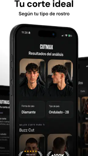 Cutmax: Tu Corte Ideal con IA screenshot 1