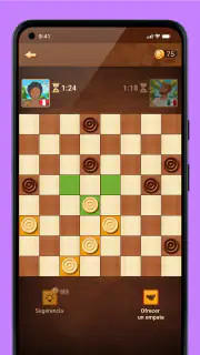 Damas en línea - 2 jugadores screenshot 2