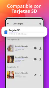 Descargador screenshot