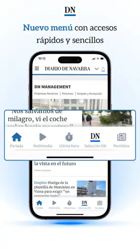 Diario de Navarra – App móvil screenshot 1