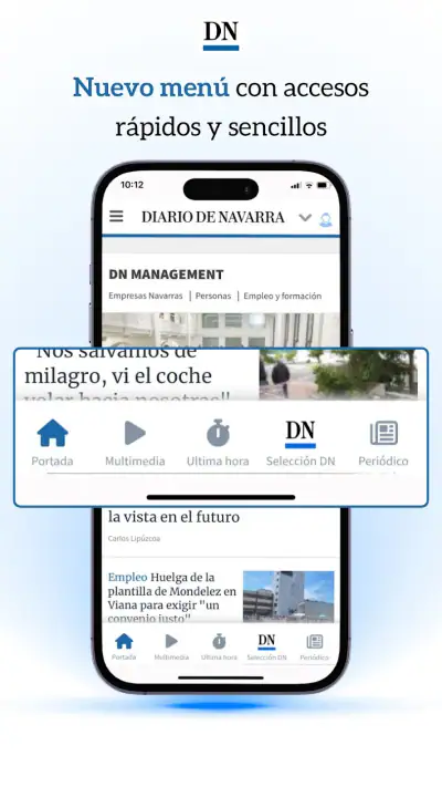 Diario de Navarra – App móvil screenshot 1