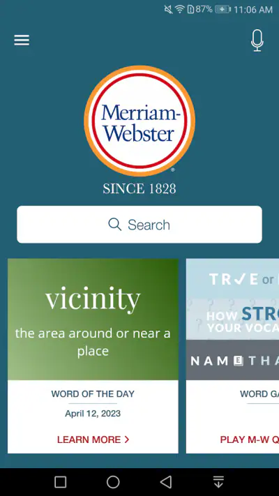 Dictionary - M-W Premium screenshot 1