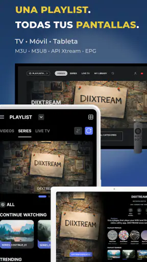 DIIXTREAM IPTV Player screenshot 1
